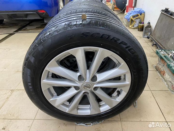 Диски на nissan qashqai r17