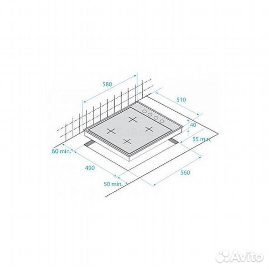 Газовая варочная панель Beko hizg64121AR Новая