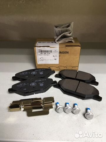 Колодки тормозные Vag 6RU698151B купить в Москве VAG 6RU698151B | Авито