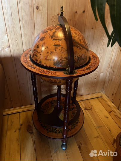 Глобус- шар бар для бутылок коньяка, вине