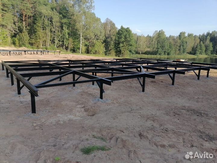 Монтаж винтовых свай