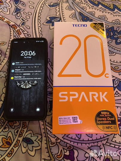 TECNO Spark 20с, 4/128 ГБ