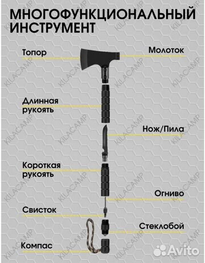 Топор туристический