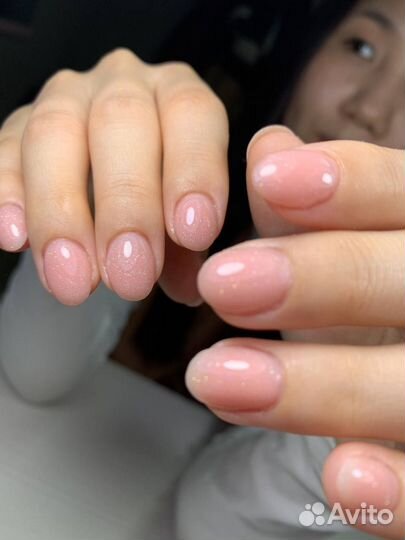 Маникюр наращивание ногтей