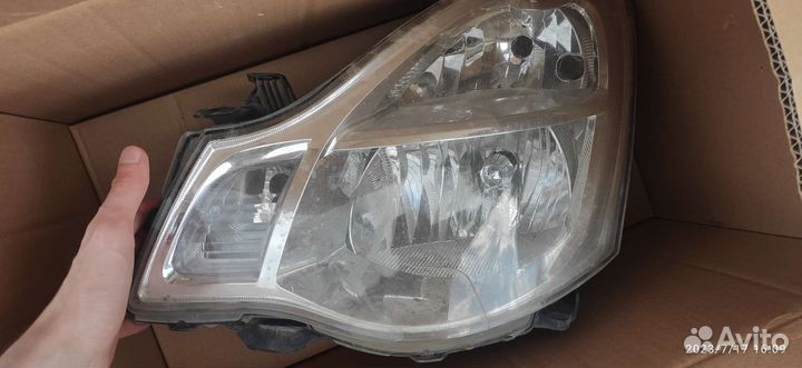 Фара левая nissan almera g15 с автокорректором