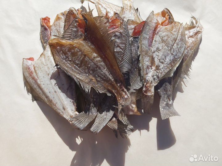 Мурманская вяленая камбала ерш средний размер