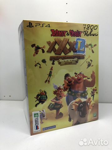 Коллекционка Asterix & Obelix с фигуркой на PS4