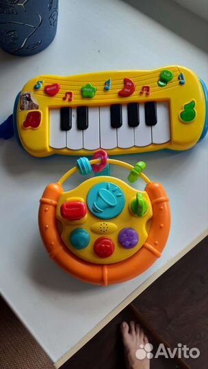 Игрушка Пианино и руль музыкальный