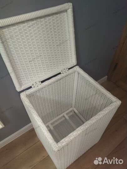 Корзина для белья из ротанга