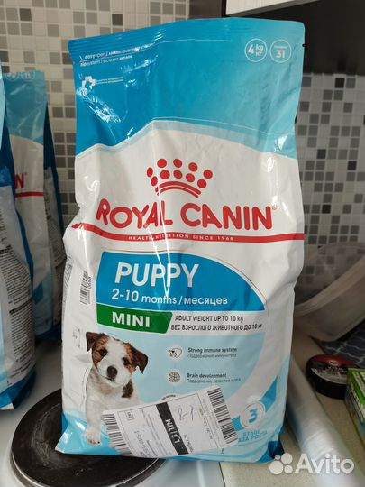 Корм для щенков royal canin