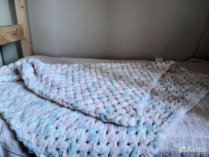 Плед вязаный