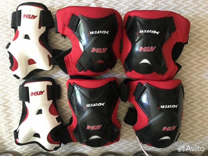 Ролики Италия Roxa(37-38р) + защита