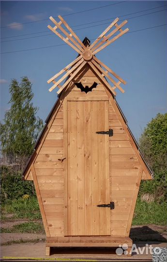 Дачный туалет с установкой