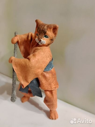 Ватная елочная игрушка