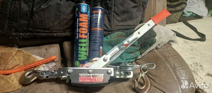 Лебедка ручная рычажная
