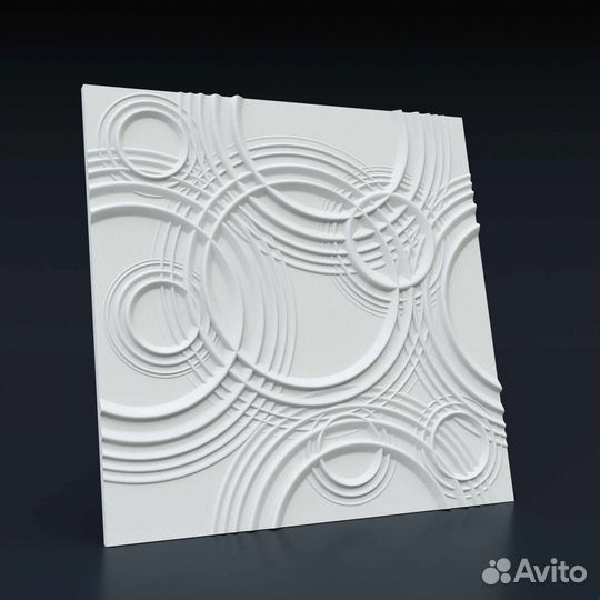 Гипсовая 3D панель 