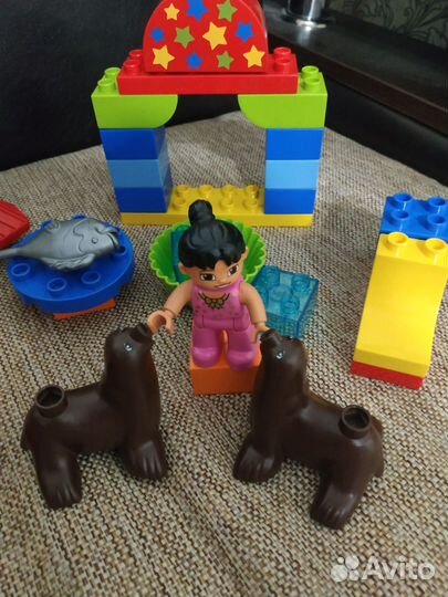 Lego duplo поезд с цифрами10558, цирк 10503