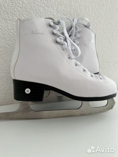 Коньки для девочки размер 34, 35