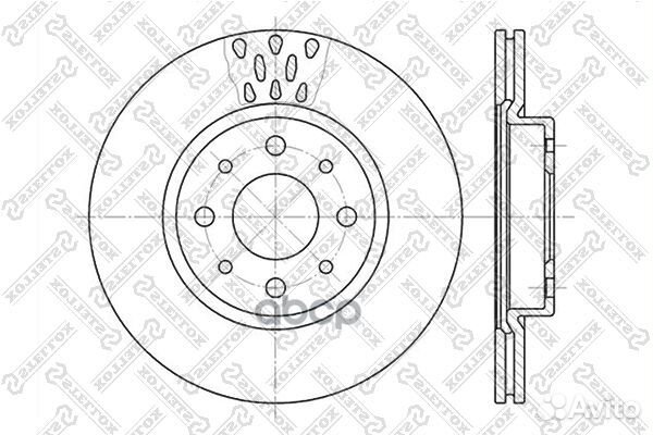6020-9921V-SX диск тормозной переднийAlfa Rome