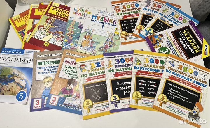 Рабочие тетради 3 и 4 класс. Школа России