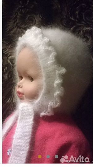 Шапка детская пуховая зимняя для девочки