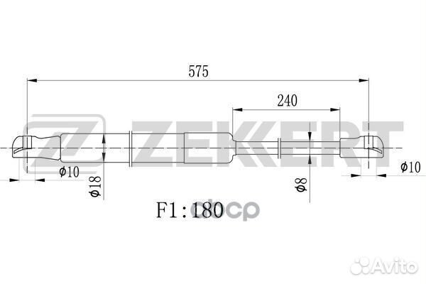 Пружина газовая капота Lexus LS (F4 ) 06- gf-2
