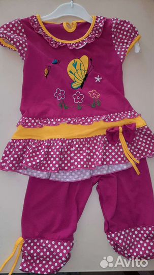 Одежда для девочки пакетом 104-110