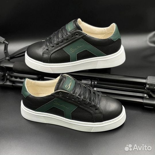 Кеды Santoni Мужские Премиум