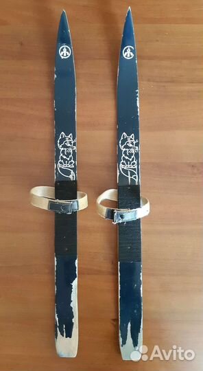 Лыжи детские, деревянные СССР