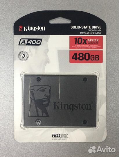 SSD 480Gb Kingston A400 SA400S37. Новый