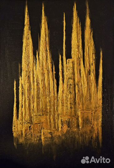 Картина абстракция саграда фамилия