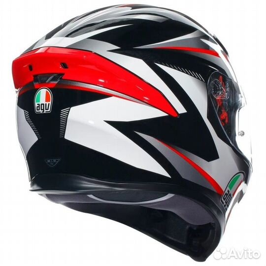 Мотошлем AGV K-5 S Multi Plasma White/Black/Red