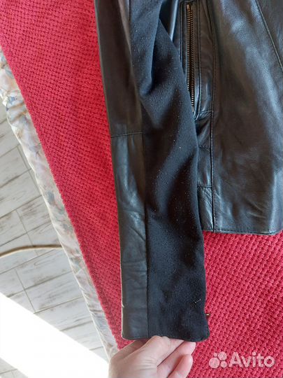 Кожаная куртка 46 размер