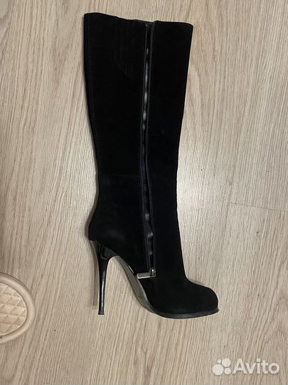 Сапоги зимние женские 37 замша