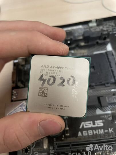 Материнская плата с процессором amd