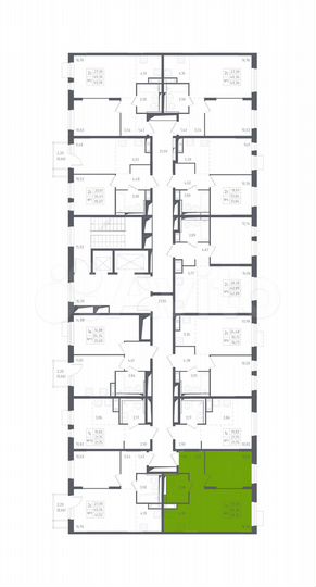 2-к. квартира, 40,4 м², 7/12 эт.
