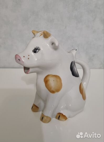 Молочник сливочник корова фарфор