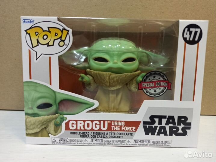 Фигурки Funko POP Bobble Star Wars Yod