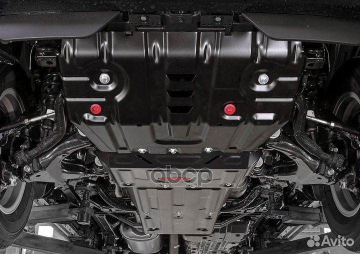 Защиты комплект: радиатор + картер + кпп + рк