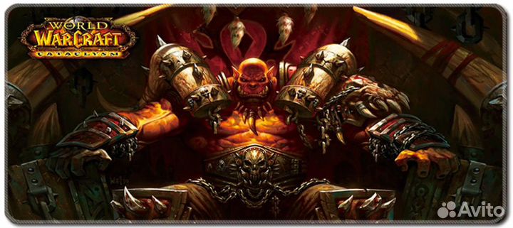 Коврик для мыши 900Х400мм огромный 3 мм warcraft