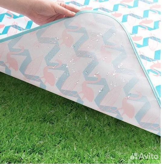 Большой коврик-сумка для пляжа, пикника и т.д