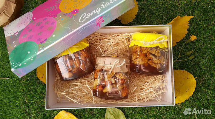 Мед с орехами