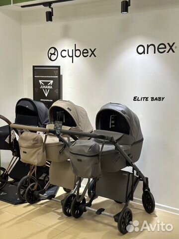 Коляска anex e type 2 в 1 новая