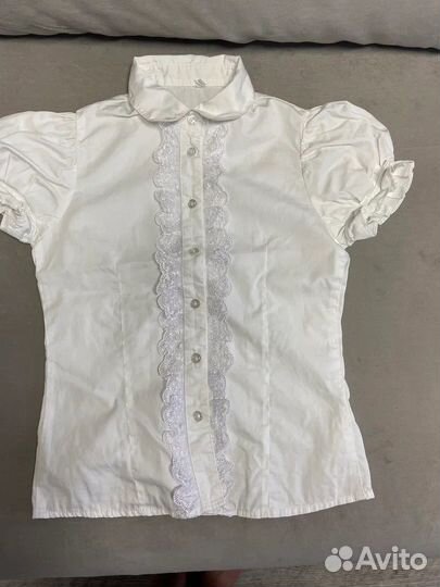 Рубашка школьная для девочки 140