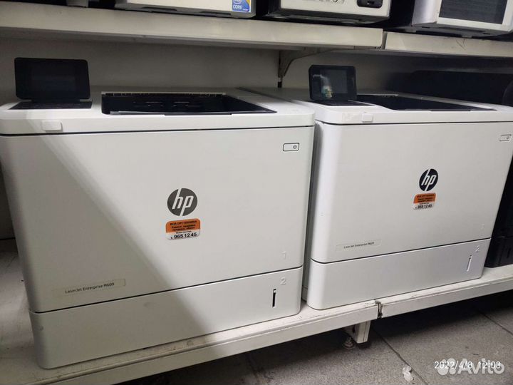 Принтер HP LJ Enterprise М609n пробег 190 тыс стр