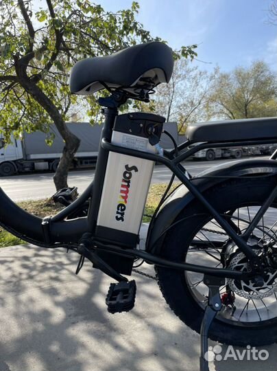 Электровелосипед фэтбайк складной 48 v 16 ah