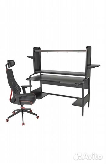 Геймерский стол и кресло икеа, оригинал IKEA