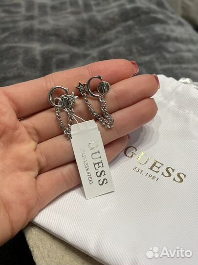 Серьги Guess оригинал