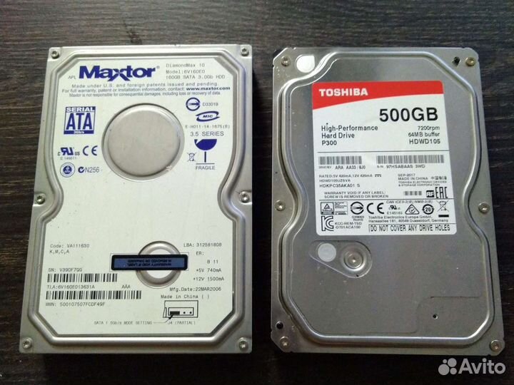 Жесткий диск и SSD для пк и ноутбука 3.5