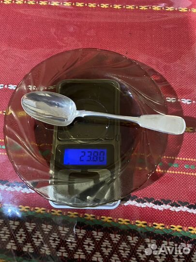 Серебряная ложка 84 проба